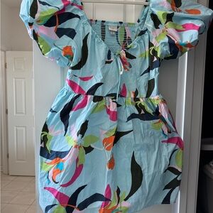 a new day Multicolor Abstract Dress